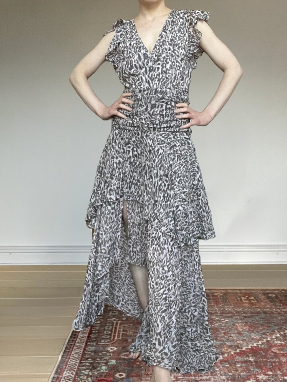 NWT - ALLSAINTS leopard print dress